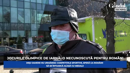 GÂNDUL VOX POPULI. Ce cred românii despre șansele țării de a câștiga medalii la Jocurile Olimpice de iarnă (VIDEO)