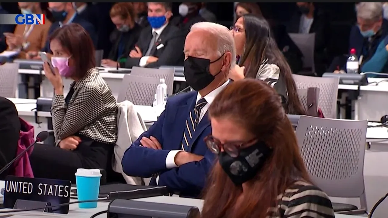 VIDEO. Joe Biden a adormit în timpul Conferinței ONU privind schimbările climatice de la Glasgow