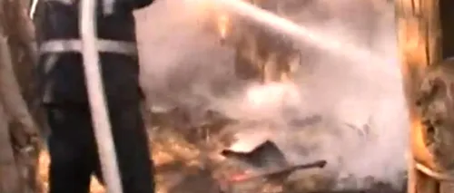 Patru case ard într-un incendiu în Sectorul 5 al Capitalei