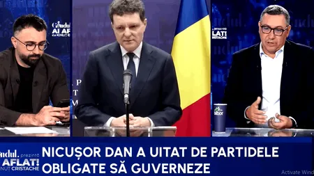Ponta: Nicușor Dan le-a băgat pe dracu în casă, pe USR / Nu te poți împăca cu dracu