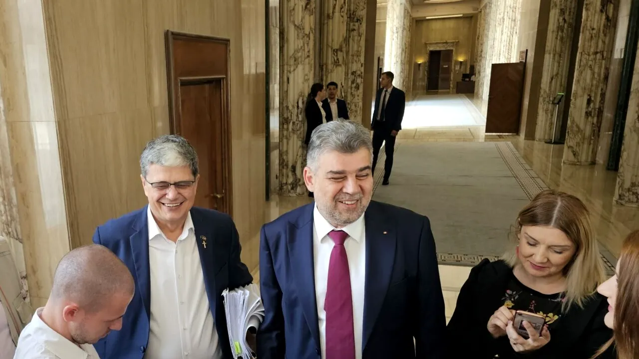 Marcel Ciolacu, întâlnire cu ministrul Finanțelor la Guvern. Executivul caută soluții pentru reducerea deficitului bugetar
