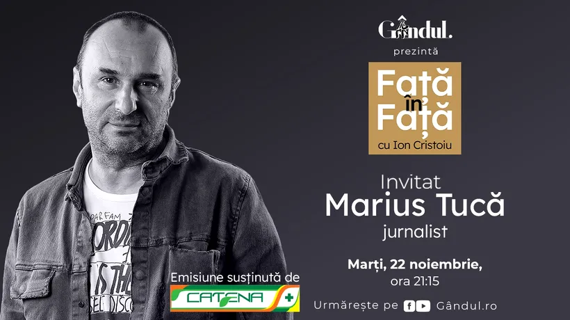 ”Față în față cu Ion Cristoiu” începe marți, 22 noiembrie, de la ora 21.15