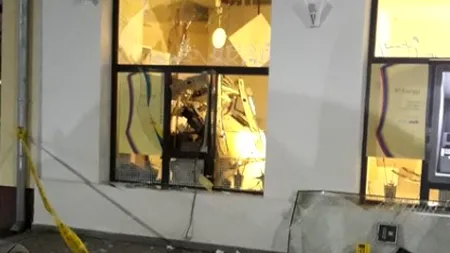 Bancomate aruncate în aer, noaptea trecută, în Arad și Timiș. Poliția îi caută pe suspecți