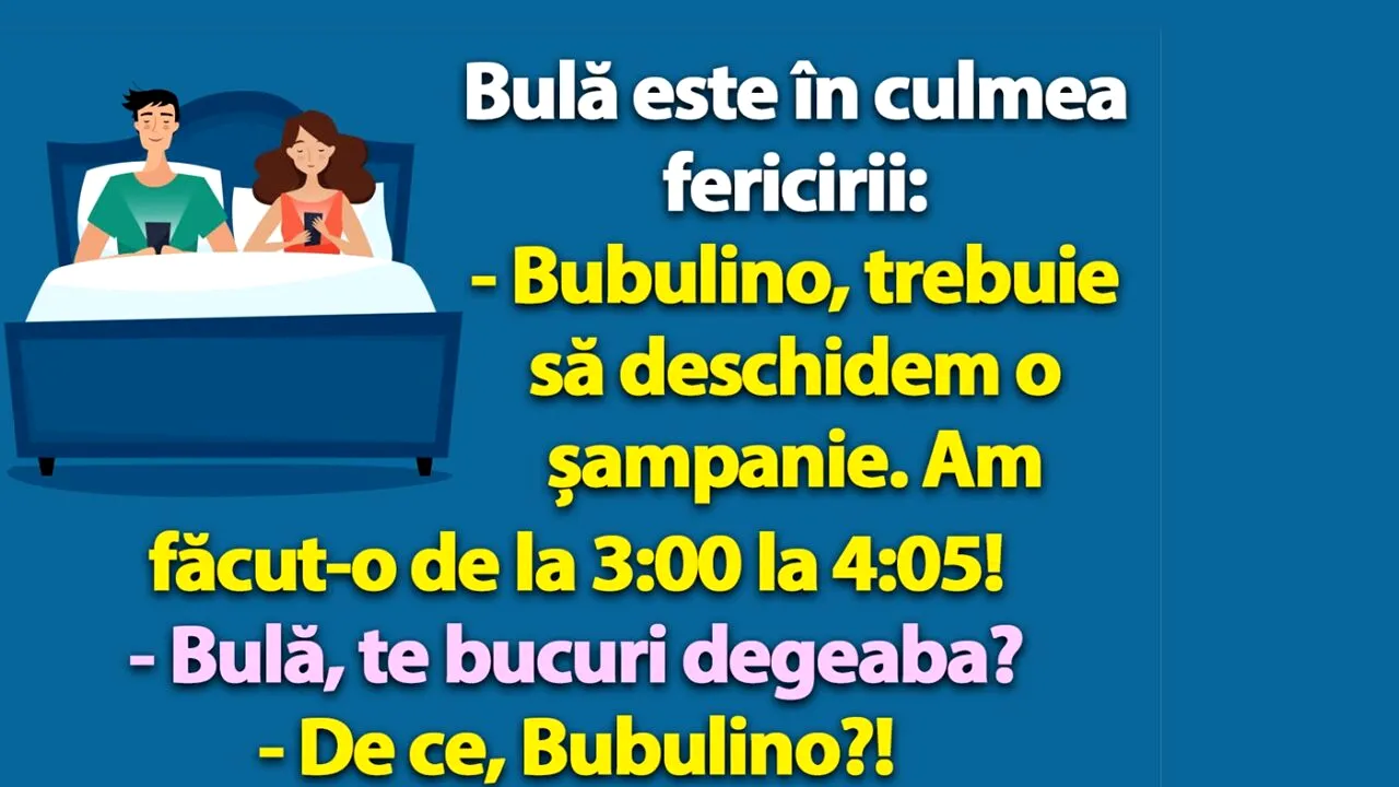 BANC | Bulă e fericit: 