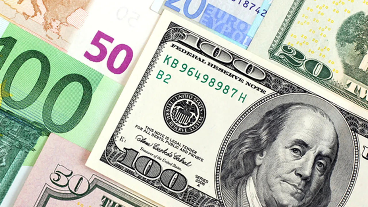 CURS VALUTAR BNR. Care este cotaţia astăzi pentru un euro și un dolar