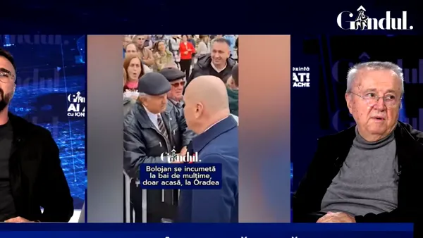 Ion Cristoiu, replică la imaginile cu Bolojan care face baie de mulțime: „Baloane de săpun”