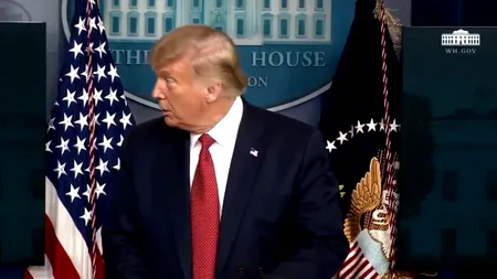 Donald Trump, escortat de la o conferință de presă, din cauza unui foc de armă în jurul Casei Albe: „Poliția a împușcat pe cineva” (VIDEO)