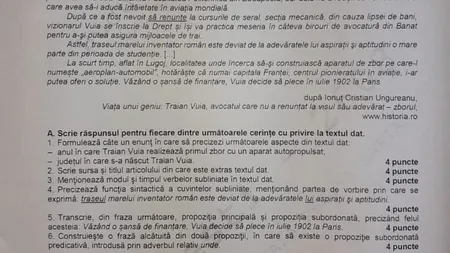 EVALUARE NAȚIONALĂ 2020. Ce subiecte au picat la Limba şi literatura română, la Capacitate 2020