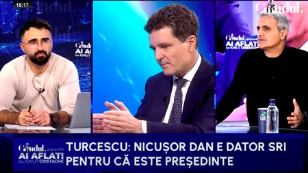 Turcescu: „Nicușor Dan este dator SRI-ului pentru că se află în fruntea acestui stat”
