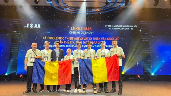 Elevii români, pe podium la Hanoi. România a obținut 5 medalii de aur și argint la Olimpiada Internațională de Astronomie și Astrofizică