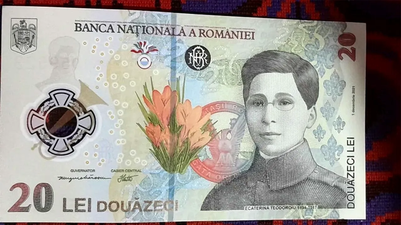 Unde au dispărut bancnotele de 20 lei din 2021, cu chipul Ecaterinei Teodoroiu? Suma uriașă cu care se vând acum, în iunie 2024