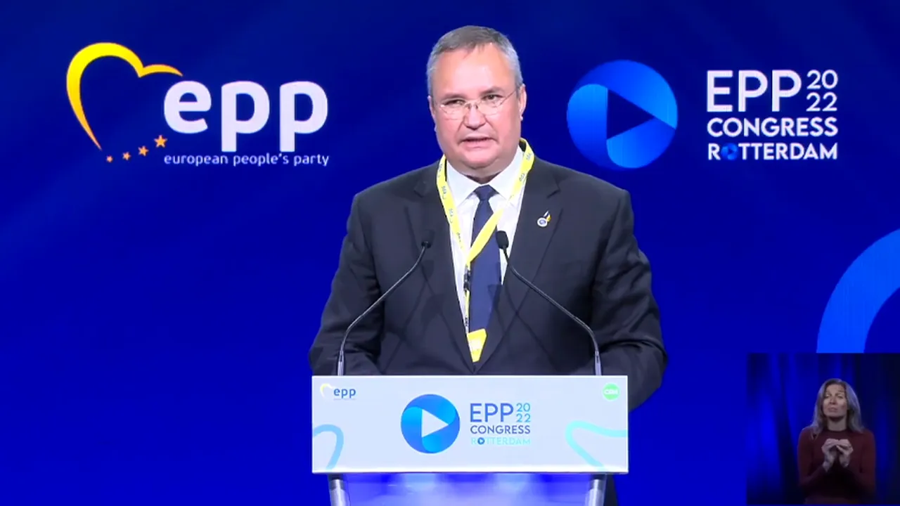 Ciucă, la congresul PPE : „Aderarea României la spaţiul Schengen nu mai poate fi amânată. Îndeplinim toate criteriile necesare”