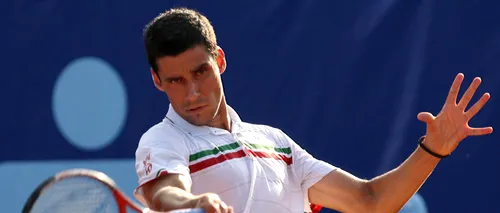 Victor Hănescu, eliminat de Novak Djokovici în turul doi la Indian Wells