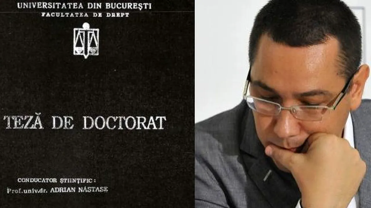 Parchetul General a închis a doua oară dosarul de plagiat al lui Ponta. Procuror Cristian Lazăr: 