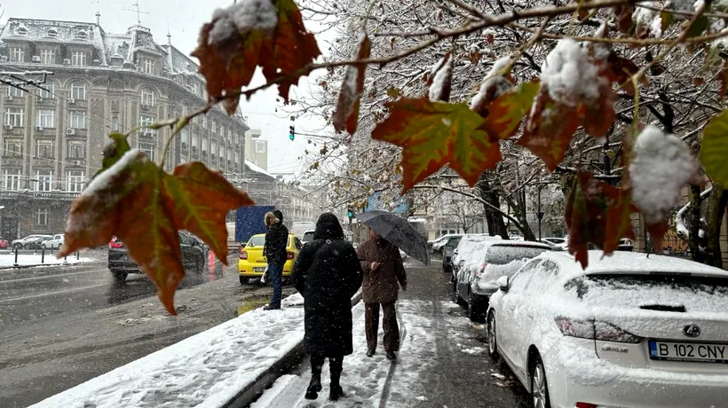 Meteorologii anunță NINSORI abundente și temperaturi scăzute. Cum va fi vremea în Capitală