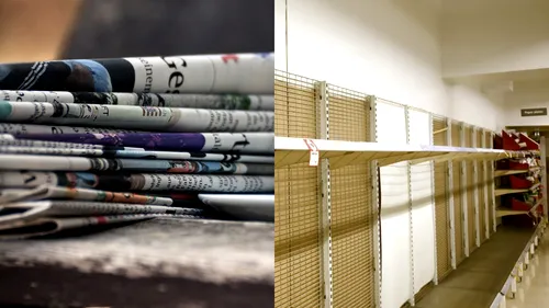 UMOR de PRESĂ | „Înțelegem nevoile cititorilor” / Un ziar australian publică pagini în plus din cauza crizei de hârtie igienică