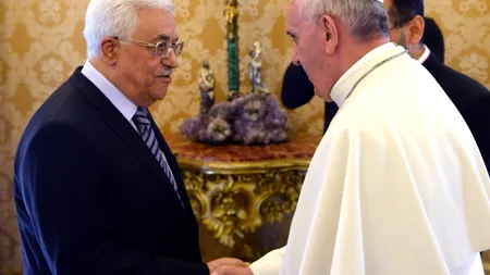 Mahmoud Abbas l-a invitat pe Papa Francisc să efectueze o vizită în Țara Sfântă