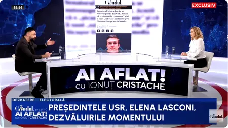 Elena Lasconi îi cere DEMISIA lui Irinel Darău!