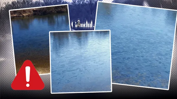 Alertă ecologică în Republica Moldova. Un municipiu ar putea rămâne fără apă din cauza poluări Nistrului. Contaminarea ar veni din Ucraina