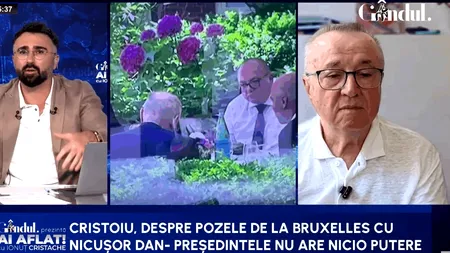 Verdictul lui Cristoiu în scandalul pozelor de la Bruxelles: Nicușor Dan nu are nicio putere