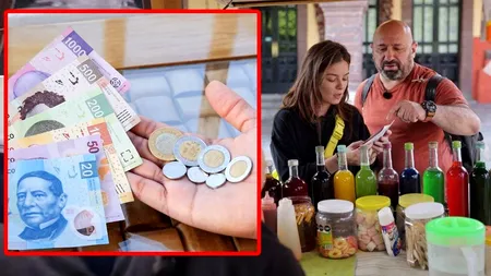 Câți lei înseamnă, de fapt, un pesos mexican - moneda oficială a țării în care se filmează America Express 2023 de la Antena 1