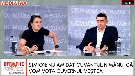 George Simion cere șefia Senatului la negocierea unui nou Guvern