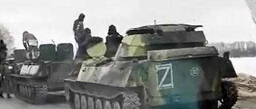 Tancuri rusești marcate cu semnul „Z” la granițele Ucrainei. Ce spus analiștii militari