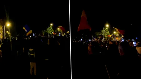A șasea noapte de proteste în fața Arestului Central, unde este închis Călin Georgescu. 2.000 de oameni cer eliberarea fostului candidat la prezidențiale