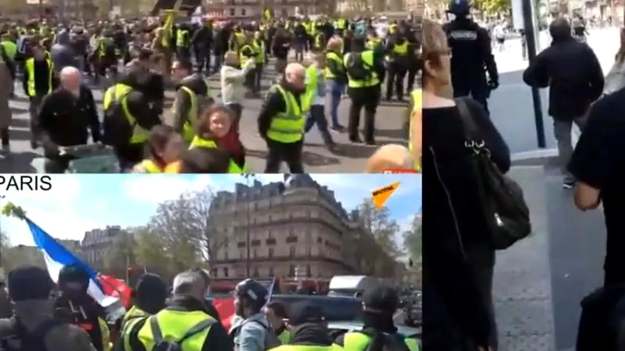 Violențe în Franța, în cursul unui nou protest al „Vestelor galbene