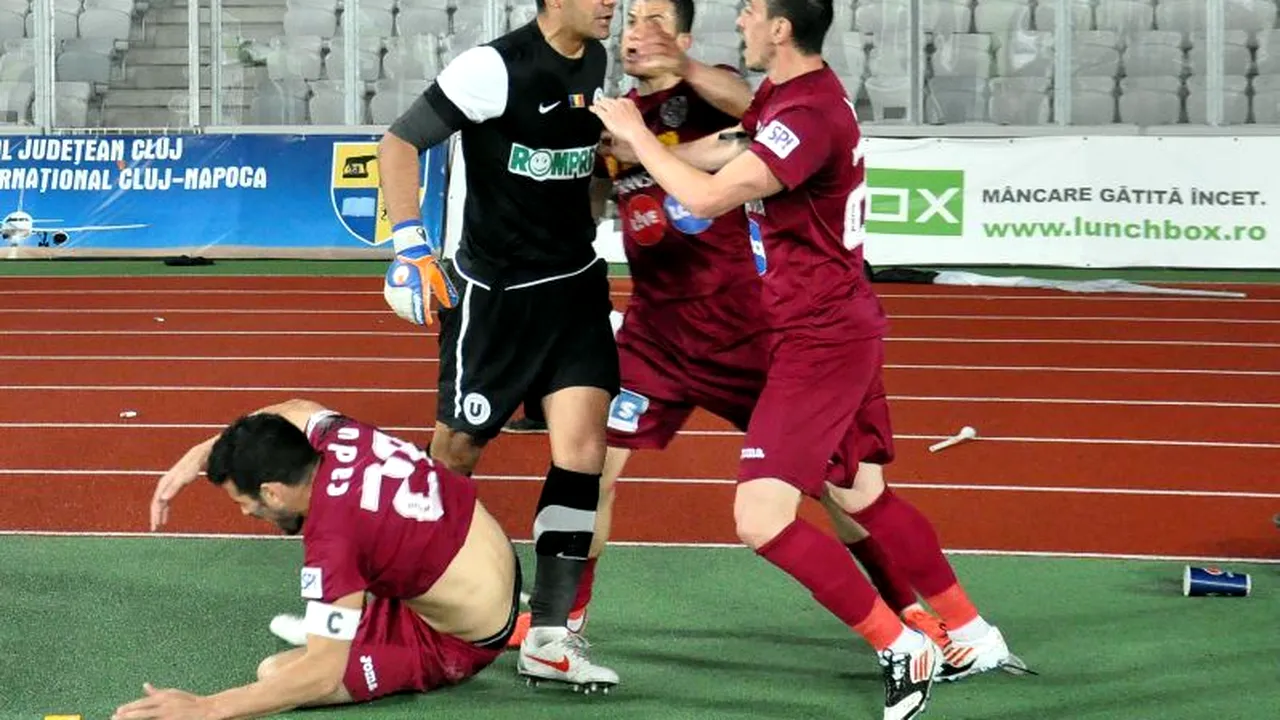 U CLUJ - CFR CLUJ SE VA REJUCA DE LA 0-0