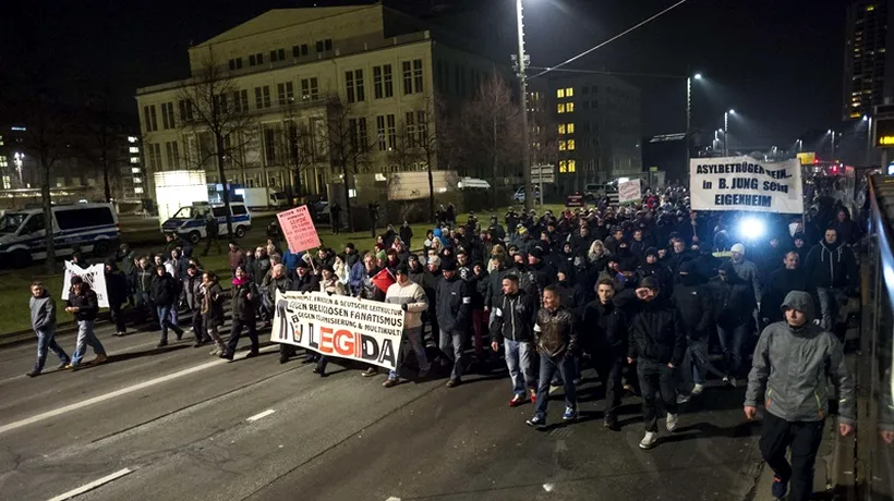 Cincisprezece mii de persoane au manifestat împotriva islamizării, la Leipzig