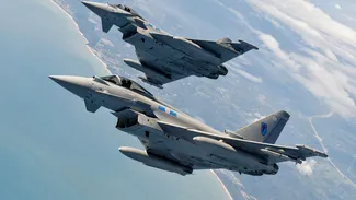 Patru Eurofighter Typhoon au aterizat la Kogălniceanu