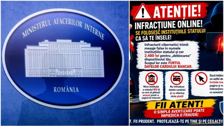 Ministerul Afacerilor Interne avertizează cetățenii cu privire la o nouă tentativă de fraudă. Metoda prin care hackerii îți pot fura banii