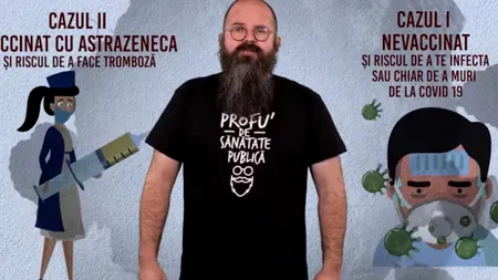 Răzvan Cherecheș, despre vaccinarea cu AstraZeneca: „Șansele să muriți de COVID sunt de 200 ori mai mari decât de tromboza vaccinului” - VIDEO