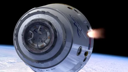 Capsula Dragon, fabricată de compania privată SpaceX, s-a desprins de Stația Spațială Internațională