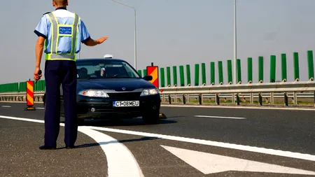 Șofer dat în urmărire după ce a produs un accident pe A1, prins în București, cu alcoolemie1,46 mg/l