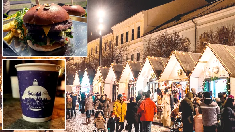 Câți lei costă un burger și un pahar cu vin fiert, la Târgul de Crăciun din Cluj-Napoca: „Trebuie să am 500 de lei la mine”