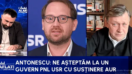 Antonescu: Suntem în plină comedie! USR conduce România și le mai ține piept Bolojan/A ajuns Nicușor mai puțin userist decât Bolojan