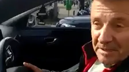 Un șofer care circula pe liniile de tramvai și-a sunat un prieten pentru a scăpa de polițiști: „Cosmin, am aici un coleg de-al tău