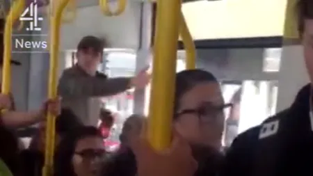 Incident rasist într-un tramvai din Manchester: 