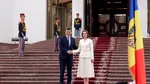 Nicușor Dan, primit de Maia Sandu de Ziua Independenței Republicii Moldova. Președintele participă la ceremoniile de la Chișinău