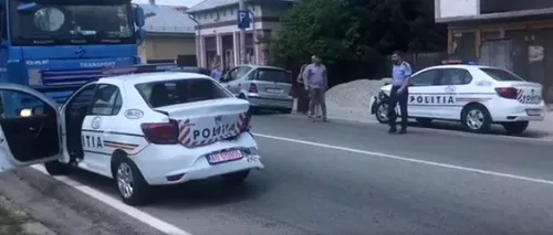 Mașina de Poliția, făcută praf la Constanța! Două persoane rănite în accident
