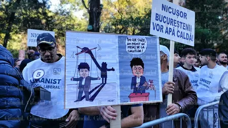 VIDEO | Piedone a adus protestatarii la „poarta” lui Nicușor Dan: „Nicușor, nu uita, primăria nu-i a ta” / „Fapte, nu vorbe”