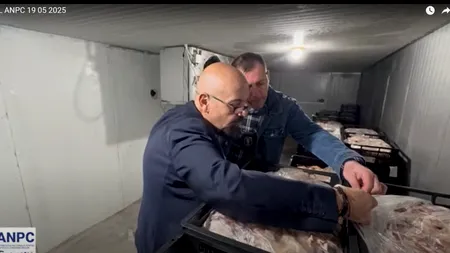 Shaorma cu de toate, la Bragadiru. O tonă și jumătate de carne, veche de un an, păstrată în condiții insalubre