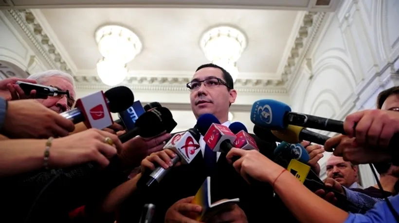 Ponta, la împlinirea a doi ani de la constituirea USL: Nu avem timp de discuții sau de laude