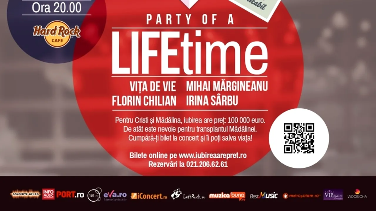 Vița de Vie, Mihai Mărgineanu, Florin Chilian și Irina Sârbu, în concert caritabil