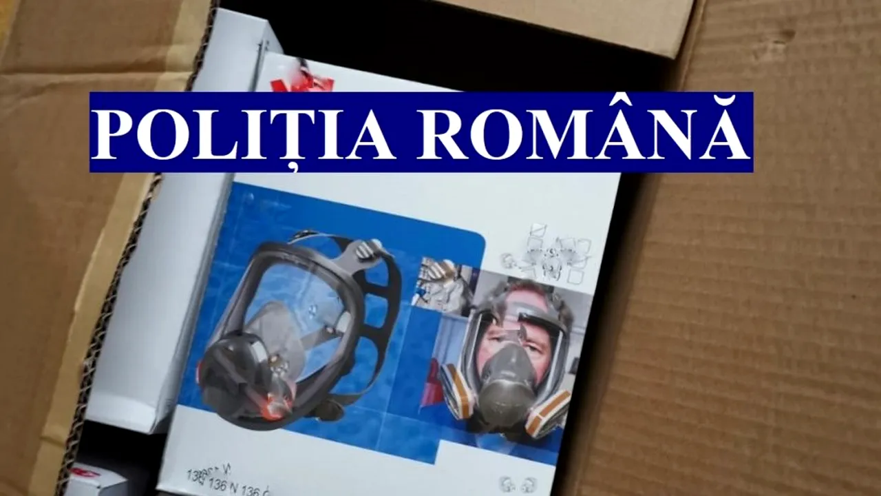 Percheziții într-un dosar de înșelăciune cu măști contrafăcute, care au ajuns la Spitalul „Victor Babeș” din Timișoara (VIDEO & FOTO)