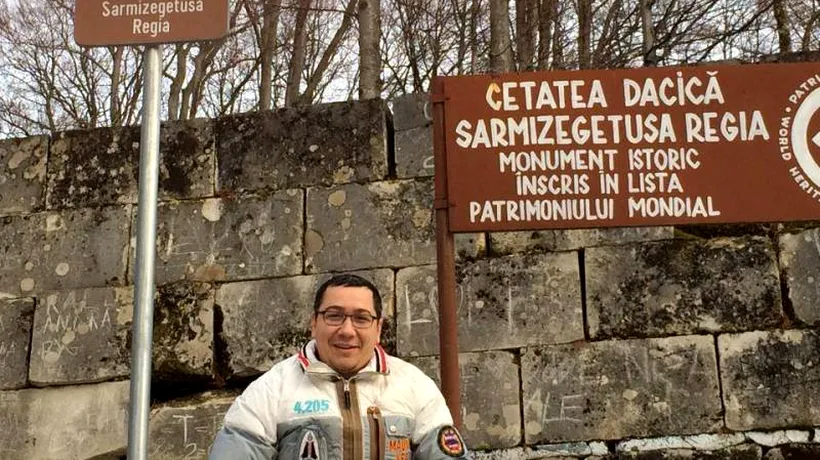 Cum explică premierul Ponta vizita la cetatea Sarmizegetusa deși situl arheologic era închis