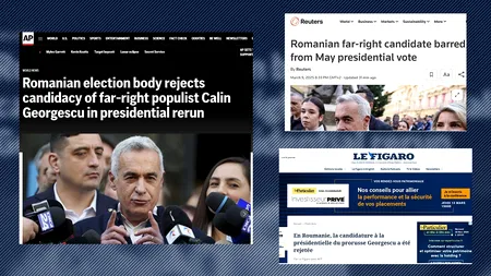 Ce spune presa internațională despre respingerea candidaturii lui Călin Georgescu de către BEC