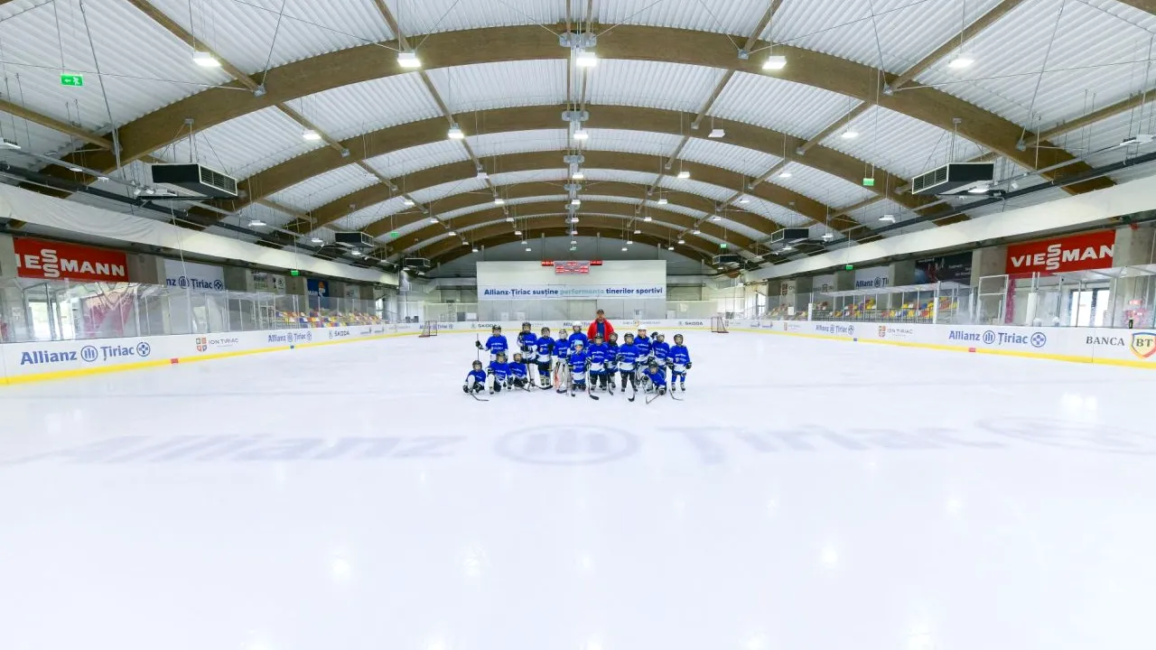 Singurul patinoar din zona București-Ilfov dezvoltat conform normelor olimpice internaționale devine Allianz-Țiriac Arena